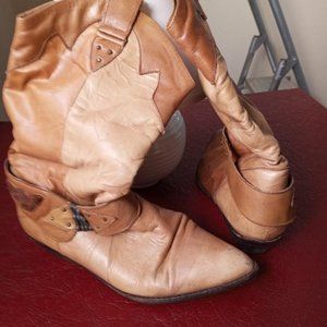 tan boots - Size 9